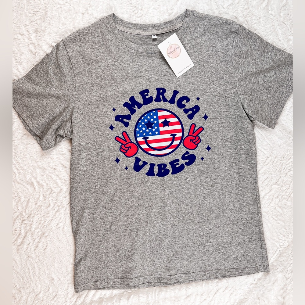 NWT! America Vibes Graphic Tee